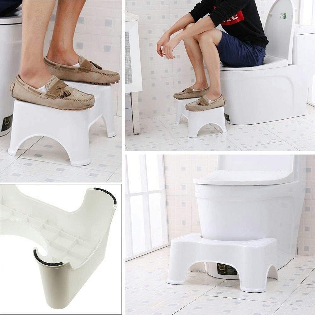 Toilet Stool for Western Toilet Adjustable ? Comfortable and Adjustable Footrest for Healthy Posture

