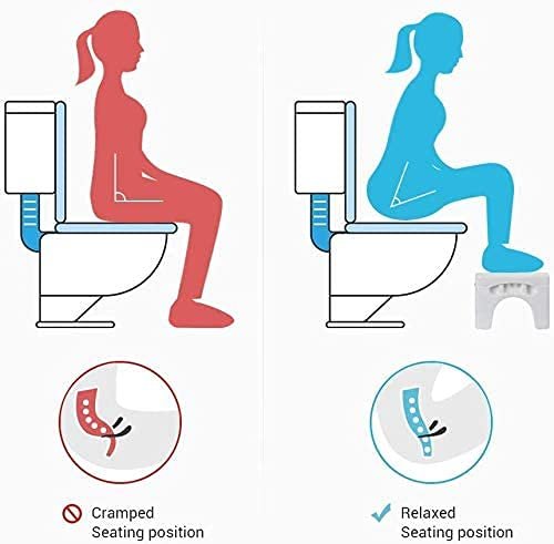 Toilet Stool for Western Toilet Adjustable ? Comfortable and Adjustable Footrest for Healthy Posture

