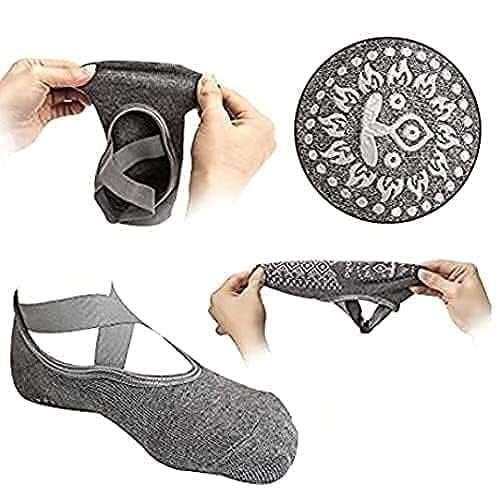 Yoga Socks with Belt ? Comfortable and Non-Slip Yoga Socks for Better Grip and Support

