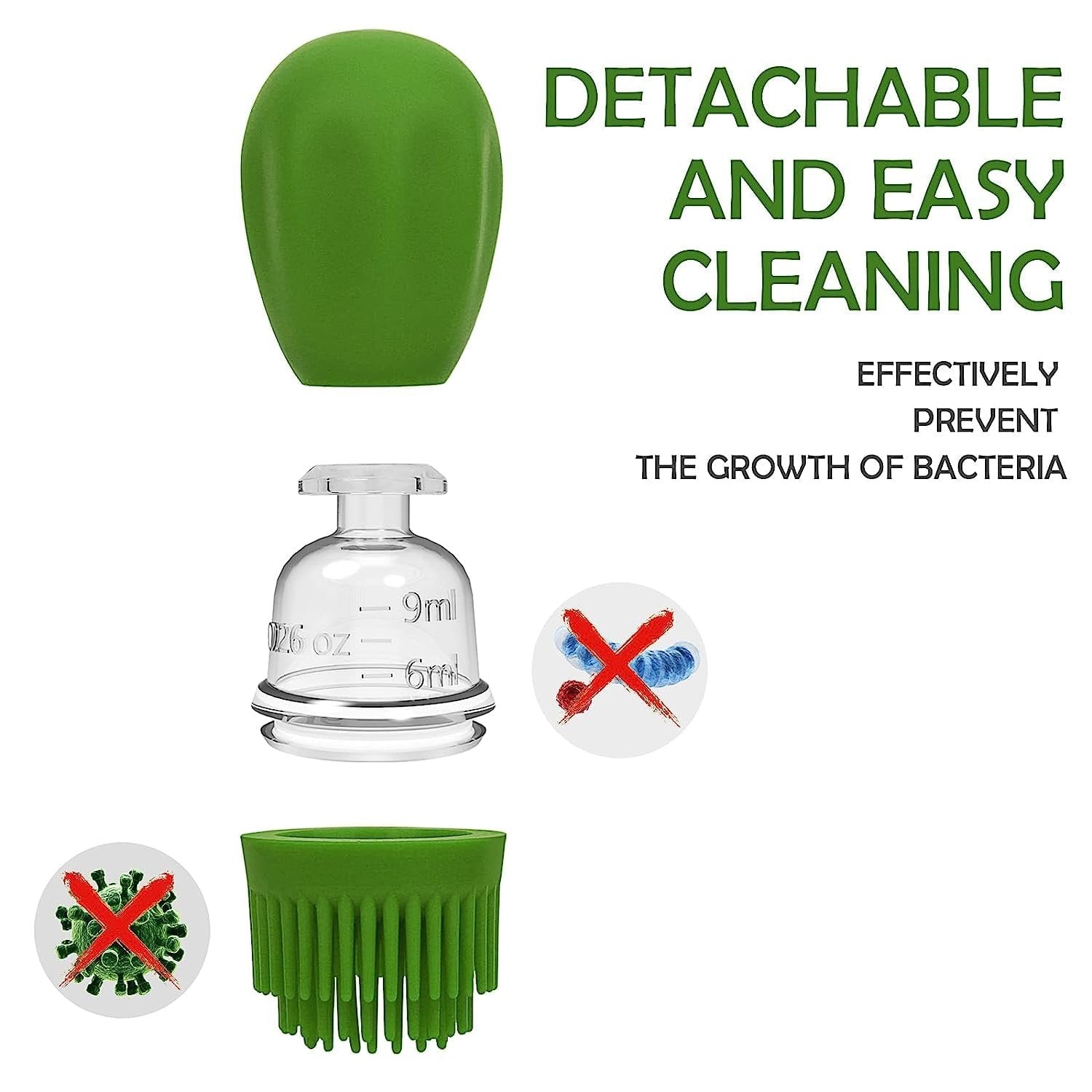 2 in 1 Silicone Dropper Measuring Oil Dispenser Bottle ? Precise, Leak-Proof, BPA-Free Bottle for Oil, Vinegar, Syrup ? Ideal for Cooking & Baking

