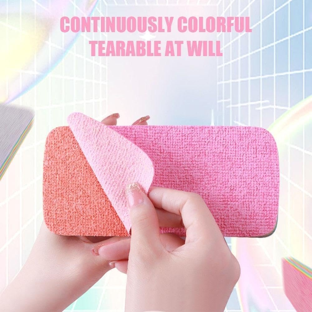 12 PC Multipurpose Rainbow Dish Cleaning Sponge ? Non-Scratch, Durable, Colorful Sponges for Kitchen, Dishes, and Household Cleaning

