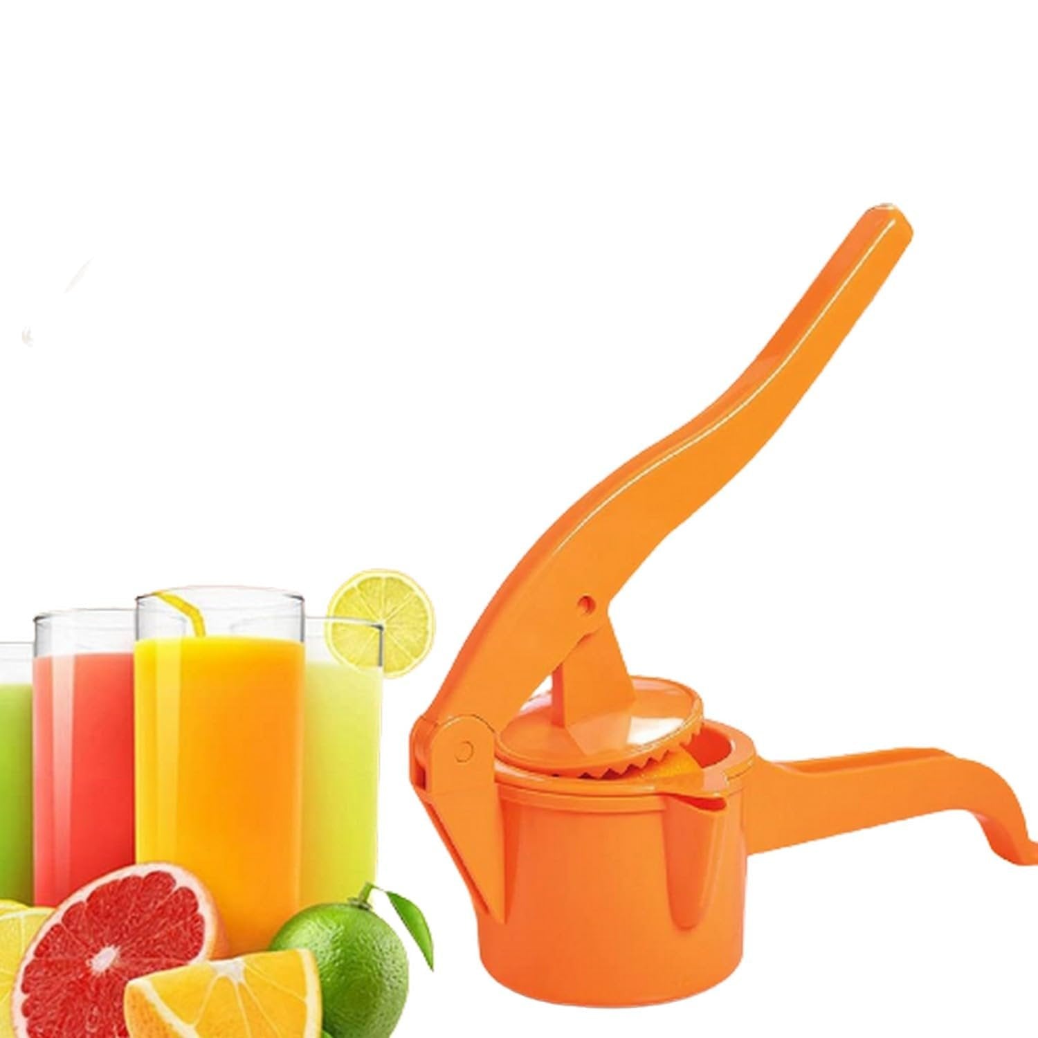 2 in 1 Lemon Squeezer Manual Hand Squeeze Tool ? Heavy-Duty Citrus Press Juicer for Lemons & Limes ? Ergonomic Handle & Rust-Resistant Design for Kitchen Use
