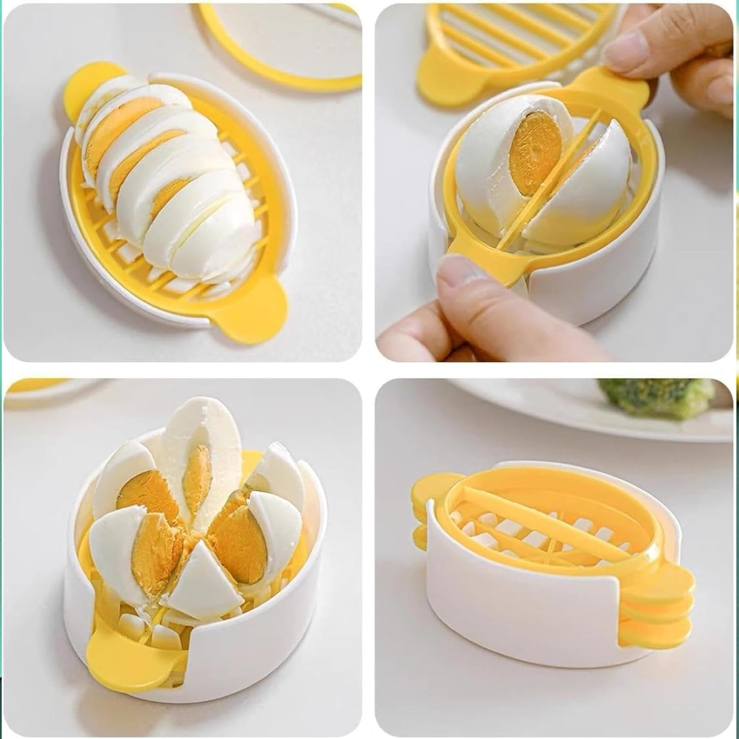 2 IN 1 EGG SLICER ? Efficient and Compact Tool for Perfectly Slicing Eggs and Mushrooms
