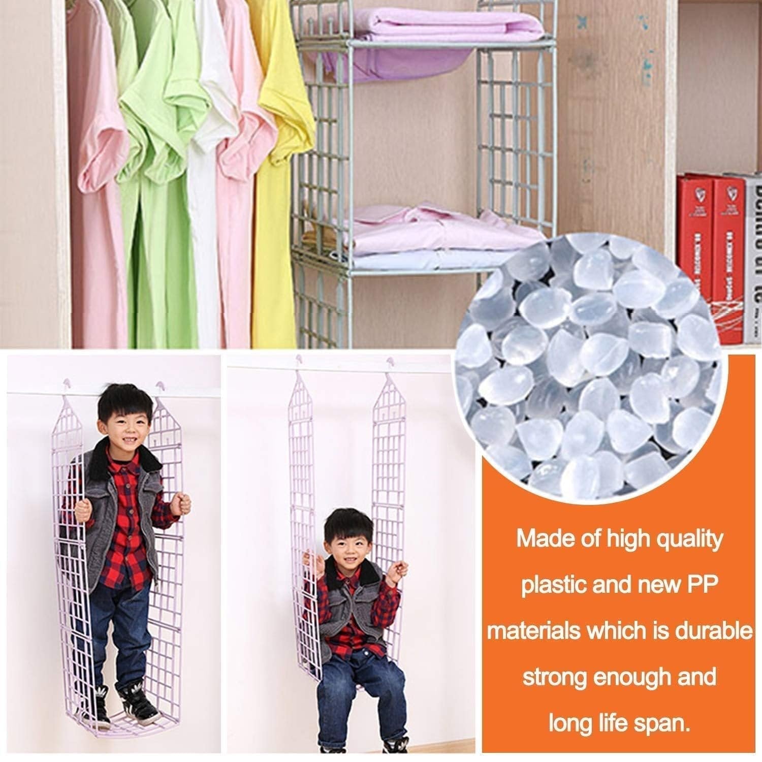 5 LAYER HANGING FOLDING CLOTH RACK ? Space-Saving, Foldable Clothes Organizer for Home and Travel

