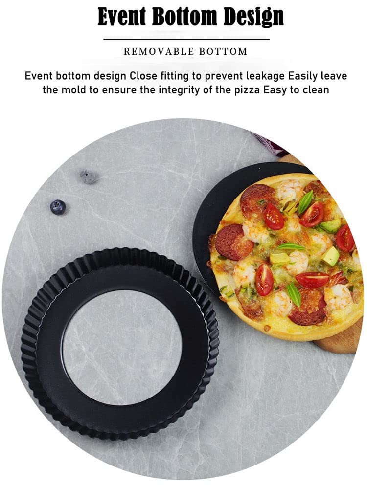 PIZZA PIE PAN ? Non-Stick, Easy-to-Clean Pizza Baking Pan for Perfectly Crispy Crusts

