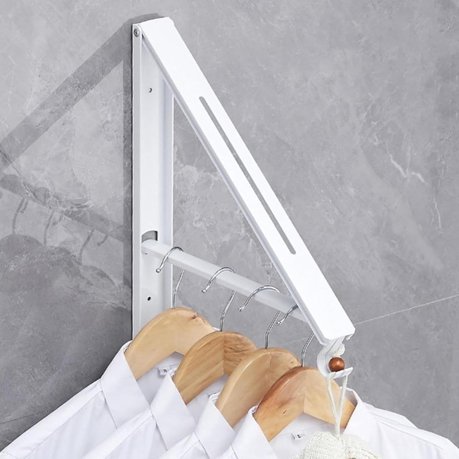 1 PC WALL MOUNTED CLOTH HANGER ? Space-Saving Hanger for Coats, Jackets, and More

