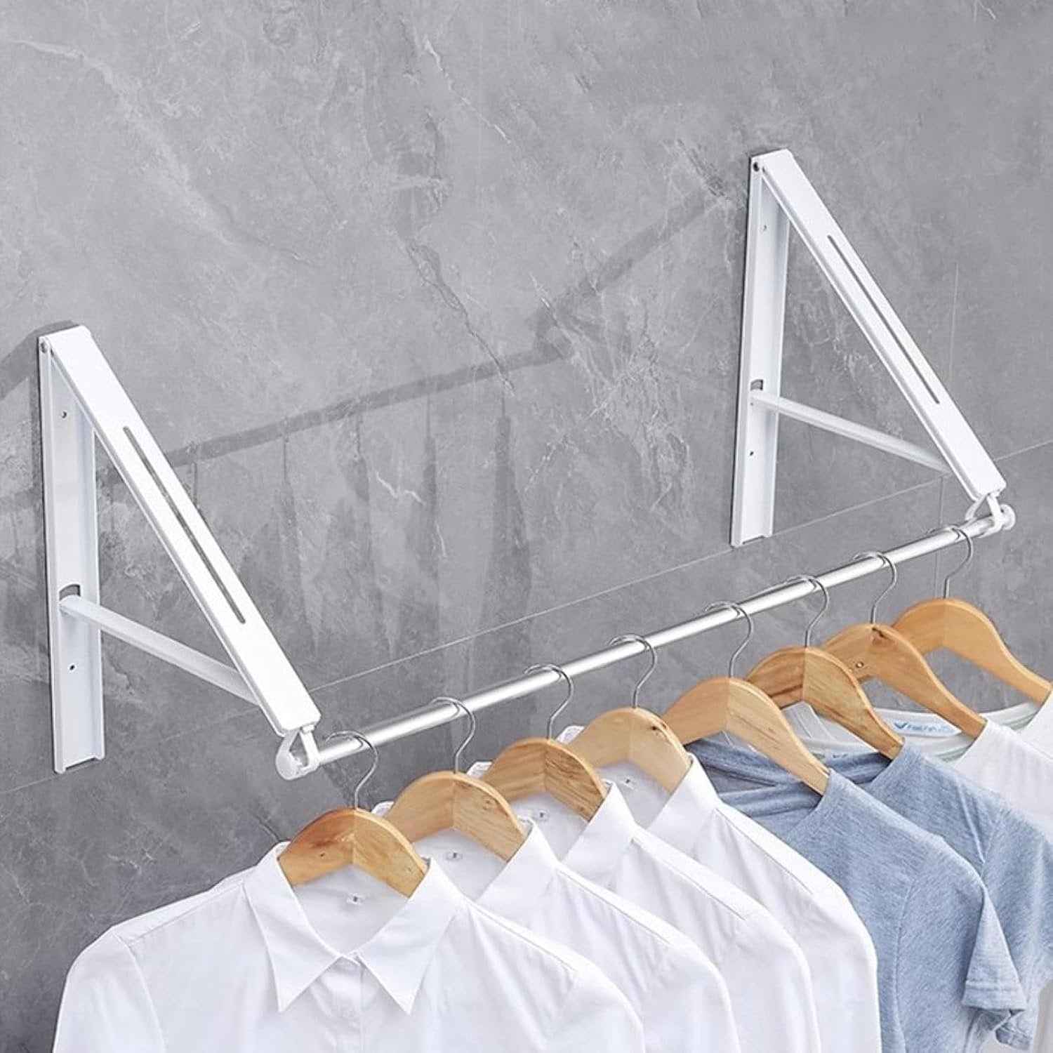1 PC WALL MOUNTED CLOTH HANGER ? Space-Saving Hanger for Coats, Jackets, and More

