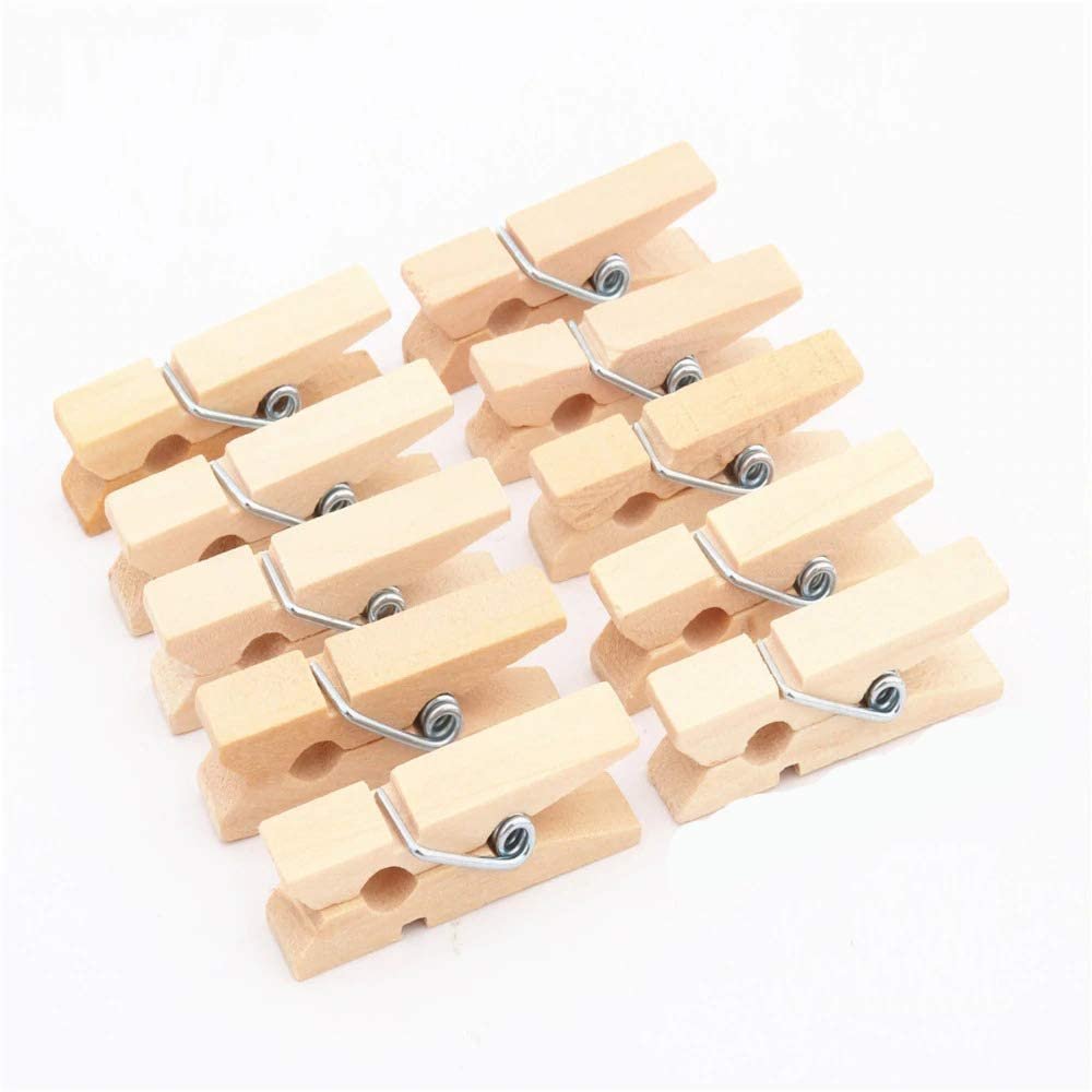 WOODEN CLIP (PACK OF 20) ? Durable Wooden Clips for Home, Office, and Craft Projects

