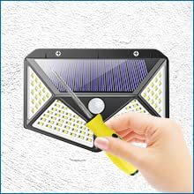 100 LED SOLAR LIGHTS FOR GARDEN LED SECURITY LAMP ? Energy-Efficient Outdoor Lighting for Gardens, Pathways, and Security

