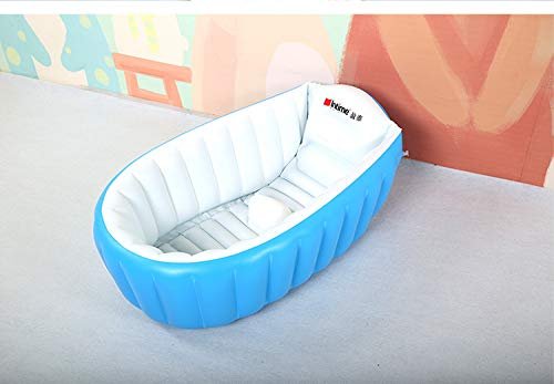 Disney Baby Bath Tub Pool (With Pump) ? Inflatable, Safe, and Fun Bathing Experience for Infants ? Easy Setup, Portable & Comfortable

