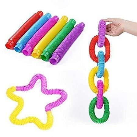 Pop Ring for Kids (Set of 12) ? Sensory Fidget Toy for Hand-Eye Coordination ? Fun and Engaging Toys for Boys & Girls