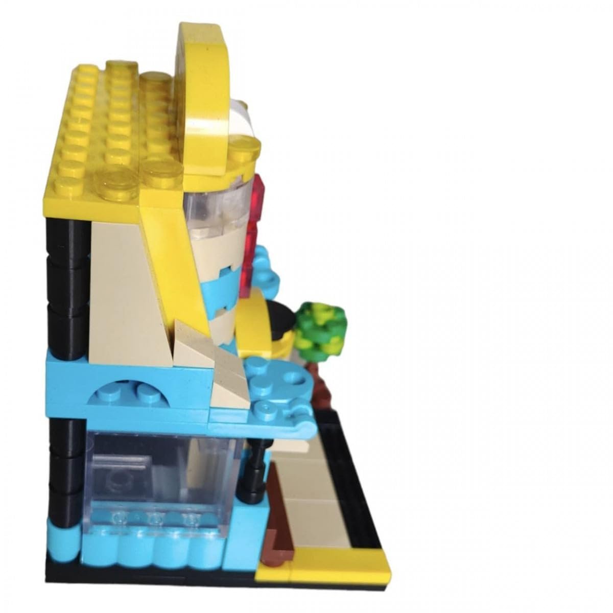 Happy Town Blocks (163 Pcs) ? Creative Building Blocks Set for Kids ? Develop Fine Motor Skills and Imagination