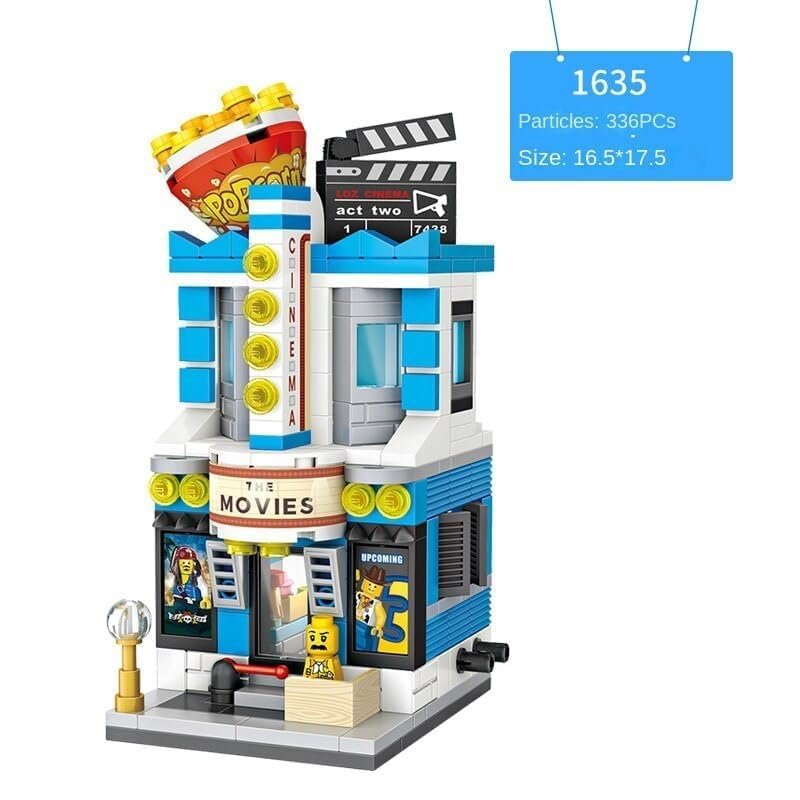 Happy Town Blocks (163 Pcs) ? Creative Building Blocks Set for Kids ? Develop Fine Motor Skills and Imagination