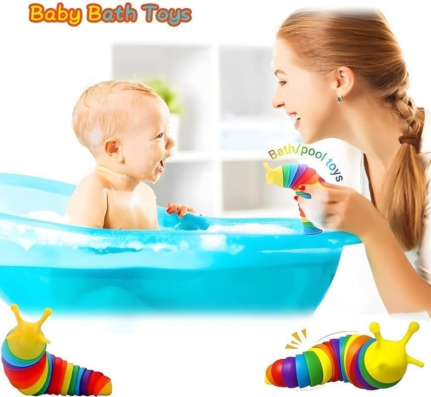 Finger Slug Toy ? Fun and Interactive Fidget Toy for Kids ? Squishy and Stretchy Sensory Toy for Stress Relief