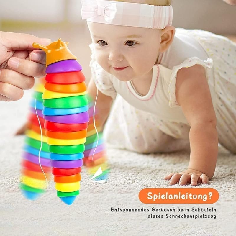 Finger Slug Toy ? Fun and Interactive Fidget Toy for Kids ? Squishy and Stretchy Sensory Toy for Stress Relief
