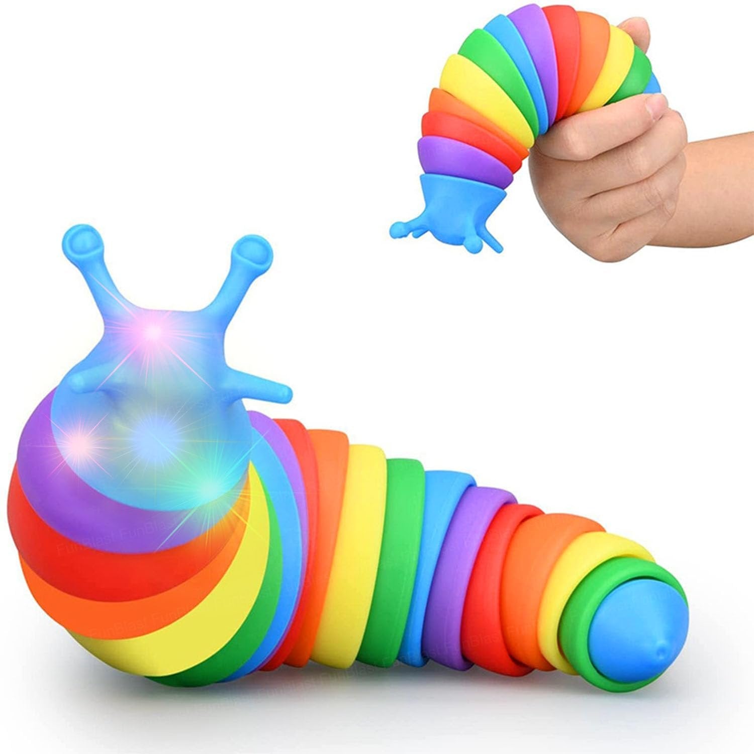 Finger Slug Toy ? Fun and Interactive Fidget Toy for Kids ? Squishy and Stretchy Sensory Toy for Stress Relief