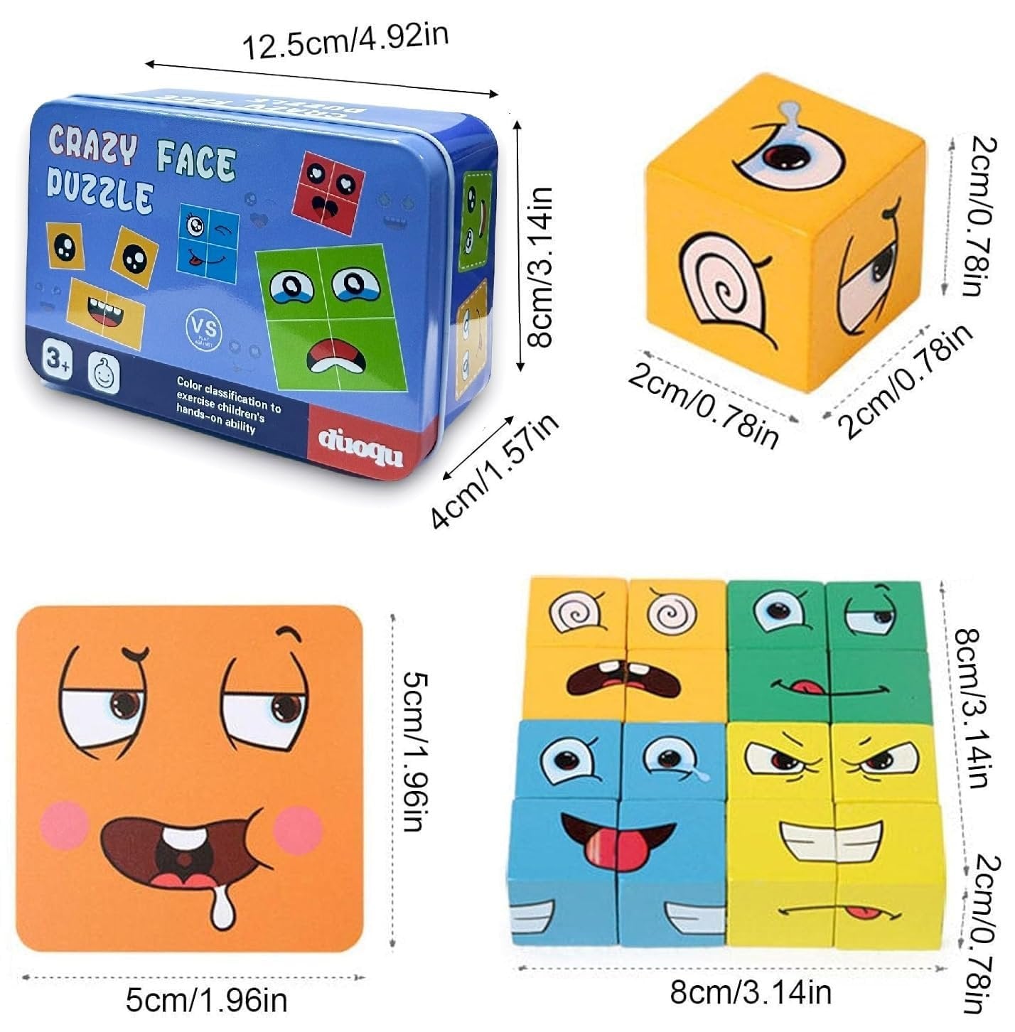 Face Changing Puzzle Game ? Fun and Engaging Puzzle Toy for Kids ? Improve Problem-Solving, Creativity, and Critical Thinking Skills
