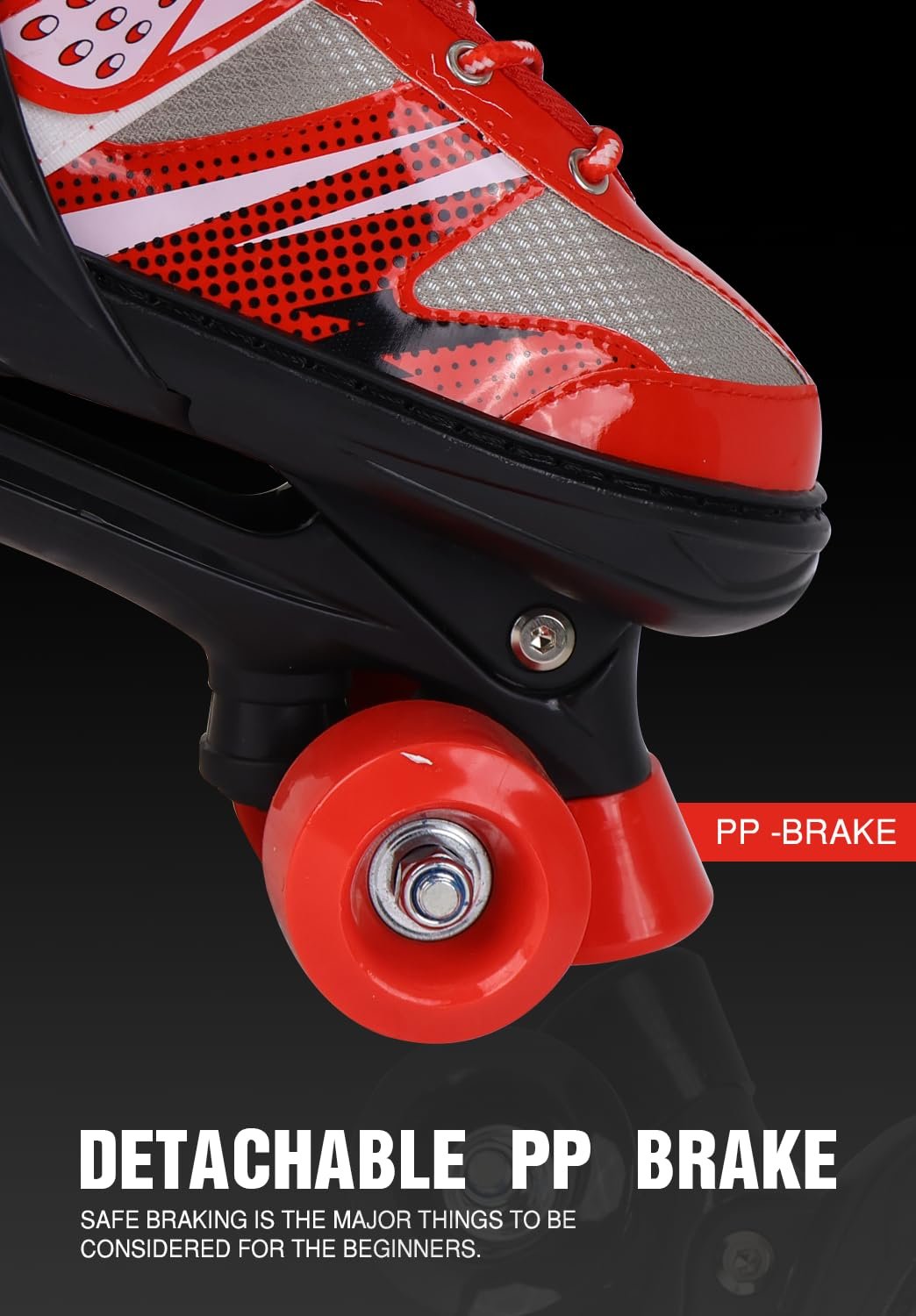 4 Wheel Skate Big ? Adjustable Roller Skates for Kids ? Durable, Comfortable, and Safe for Outdoor Fun and Skill Development
