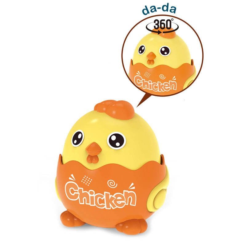 Press and Go Chicken ? Interactive and Fun Toy for Toddlers ? Press-and-Go Mechanism, Encourages Motor Skills and Movement

