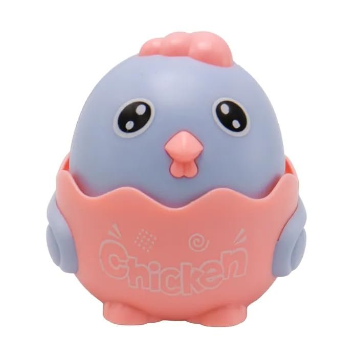 Press and Go Chicken ? Interactive and Fun Toy for Toddlers ? Press-and-Go Mechanism, Encourages Motor Skills and Movement

