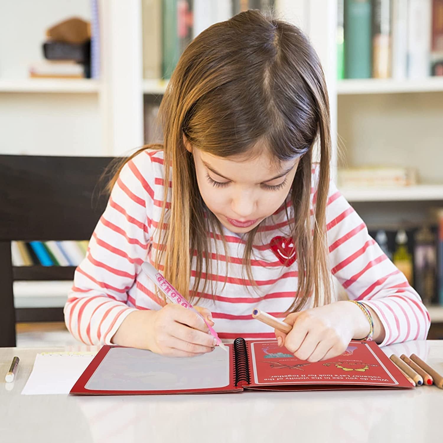 Magic Water Book ? Reusable Water Drawing Book for Kids ? Fun and Mess-Free Learning and Creativity

