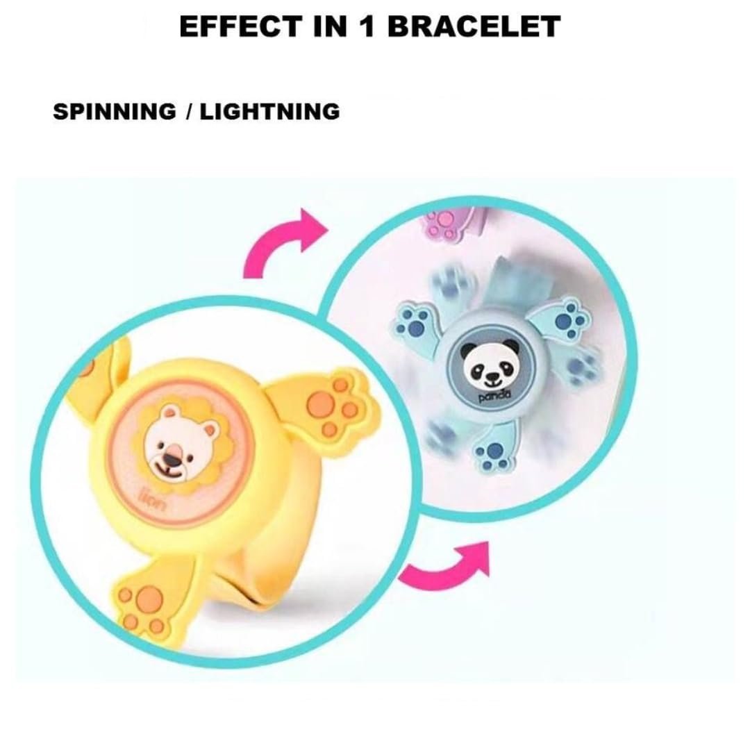 Spinning Slap Band ? Fun Fidget Toy for Kids ? Interactive Slap Bracelet with Spinning Action for Sensory Play

