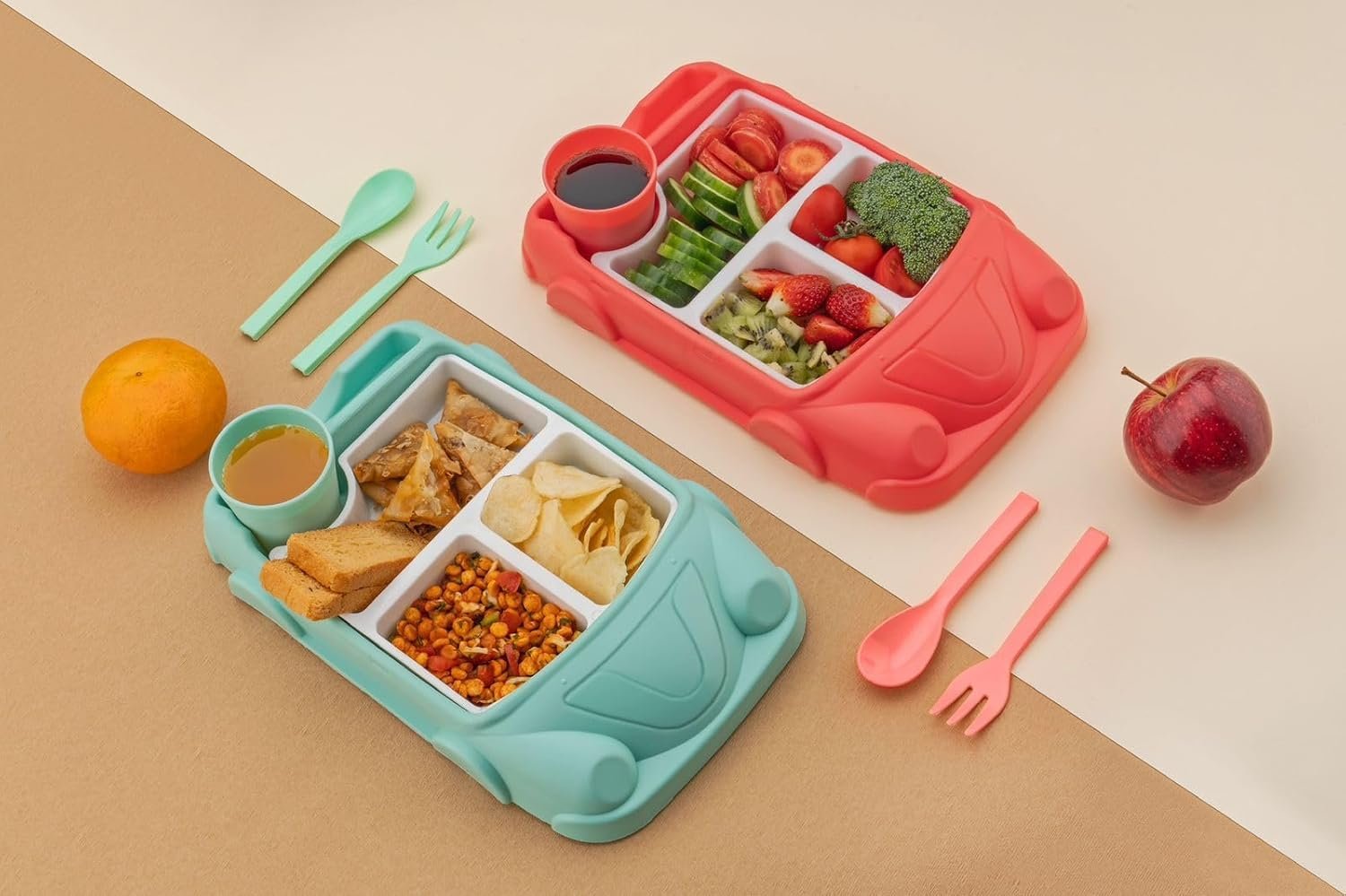 Car Lunch Box for Kids ? Fun and Practical Car Shaped Lunch Box ? Cute and Convenient Food Storage for School

