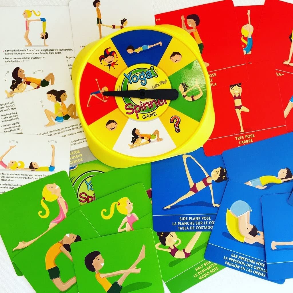 Yoga Spinner Game ? Fun Interactive Game for Kids ? Balance and Coordination Development Toy

