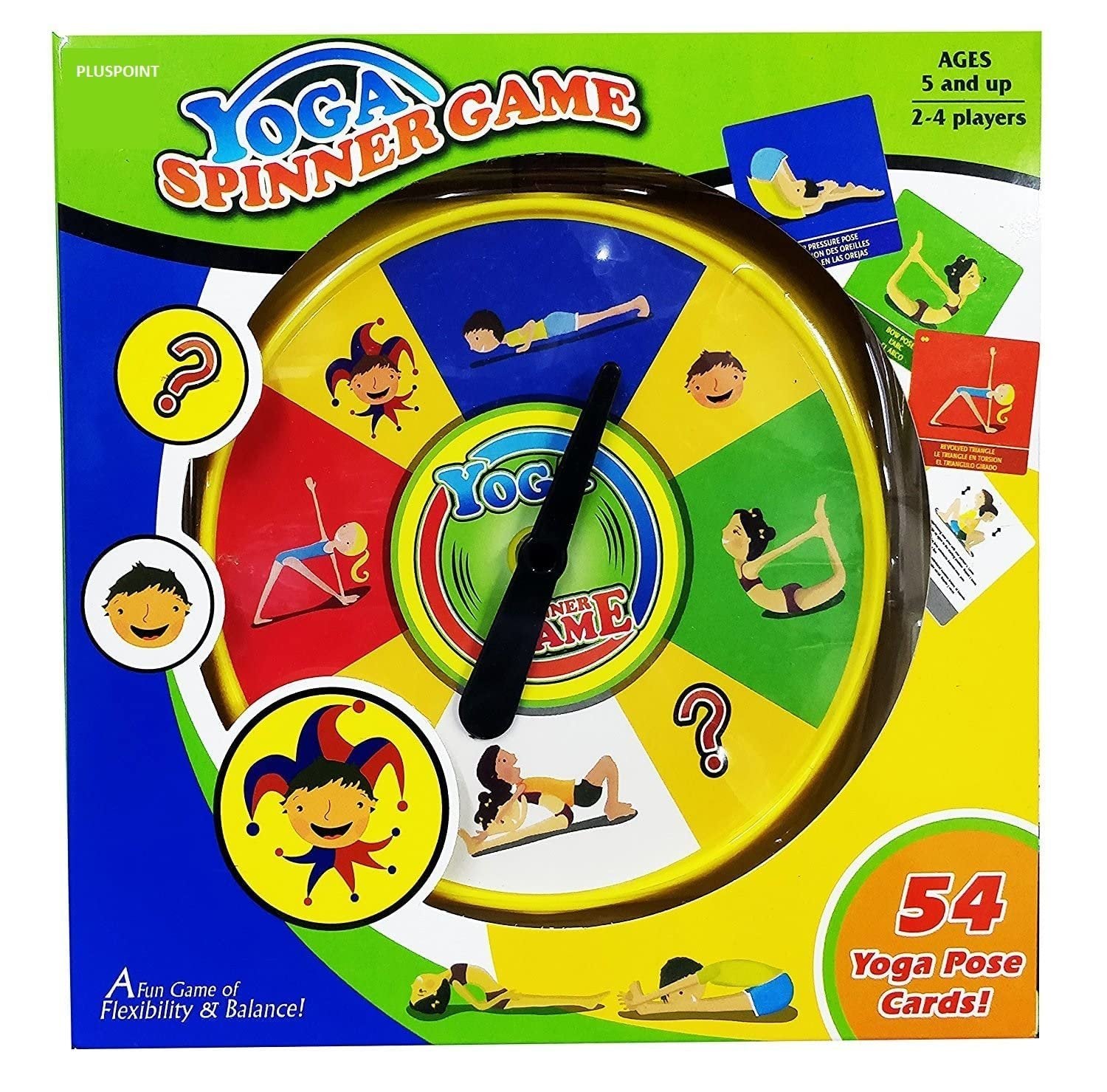 Yoga Spinner Game ? Fun Interactive Game for Kids ? Balance and Coordination Development Toy

