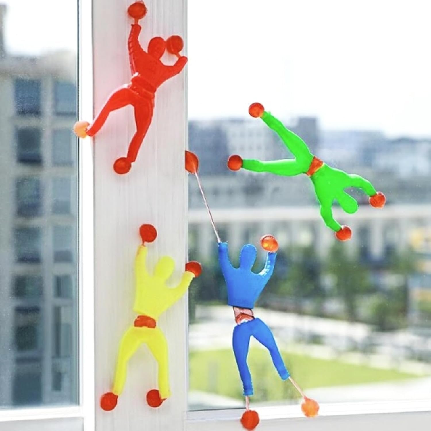 Climbing Spider (Set of 5) ? Fun Wall Climbing Spider Toys for Kids ? Sticky and Interactive Play

