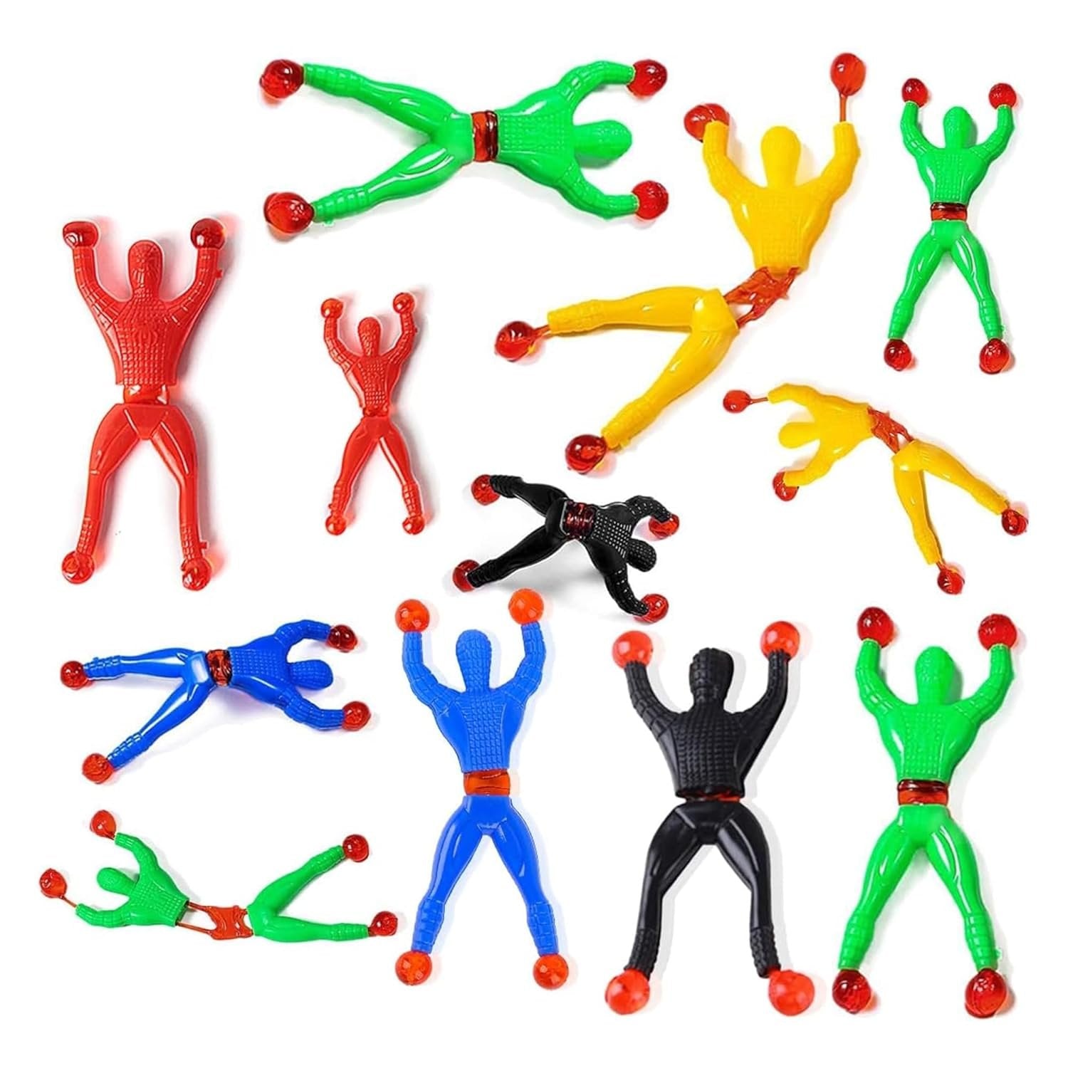 Climbing Spider (Set of 5) ? Fun Wall Climbing Spider Toys for Kids ? Sticky and Interactive Play


