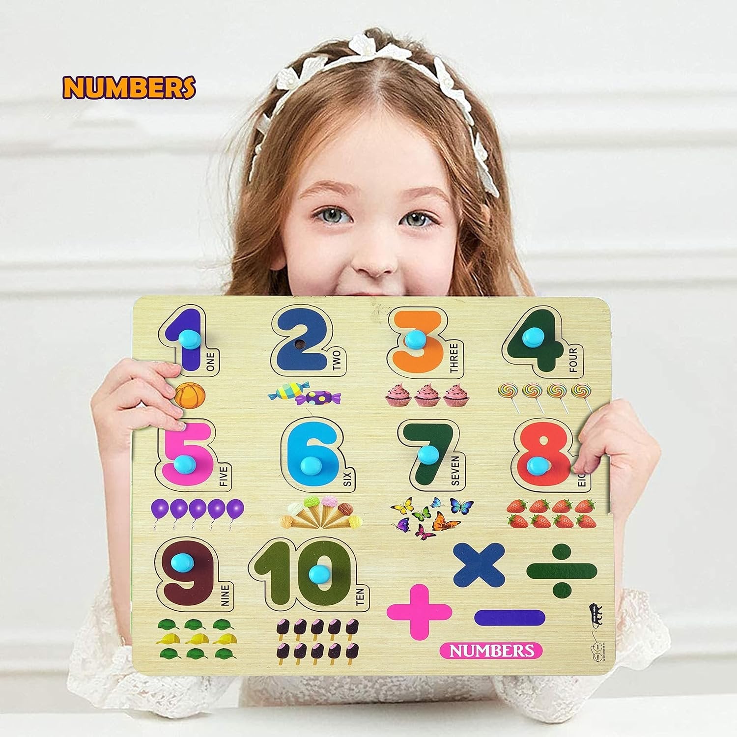 1 to 10 Number Puzzle ? Educational Number Puzzle for Toddlers ? Learn Numbers and Counting Fun Toy

