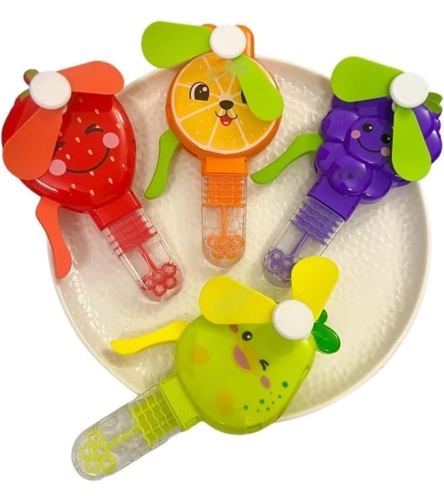 Fun Bubble Fan ? Fun Bubble Blower Fan for Kids ? Easy-to-Use Toy for Endless Bubble Fun

