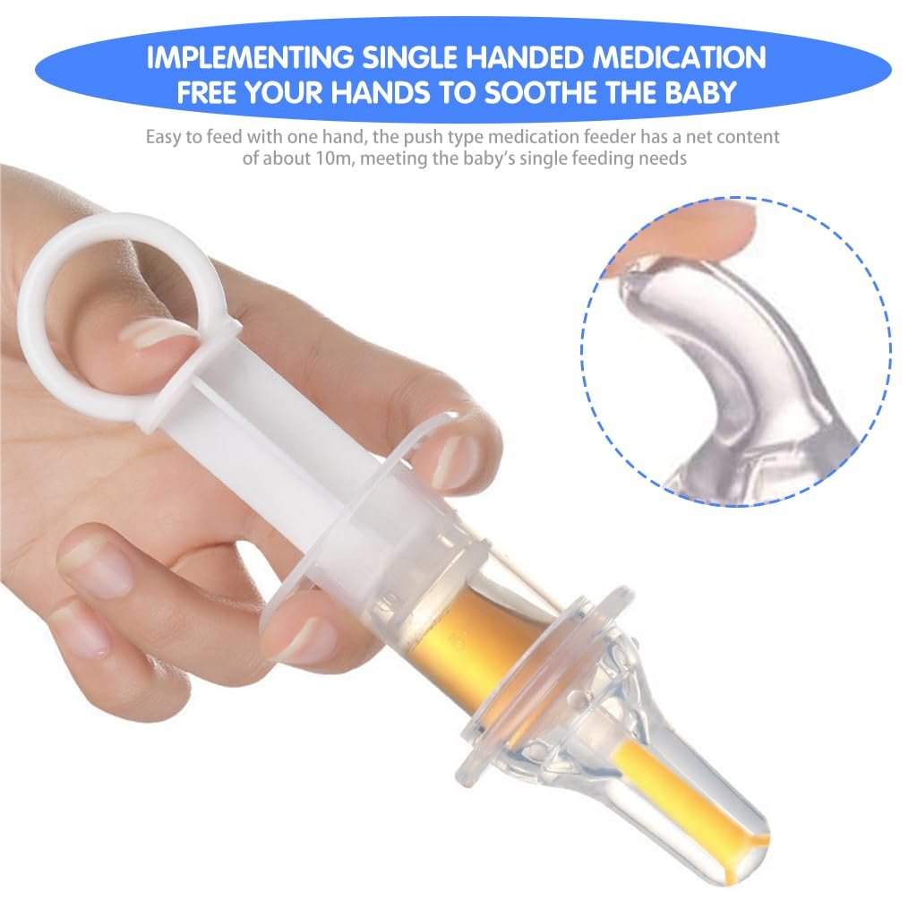 Medicine Dropper Injection ? Safe, Precise Medicine Droppers for Kids ? Perfect for Administering Liquid Medicine

