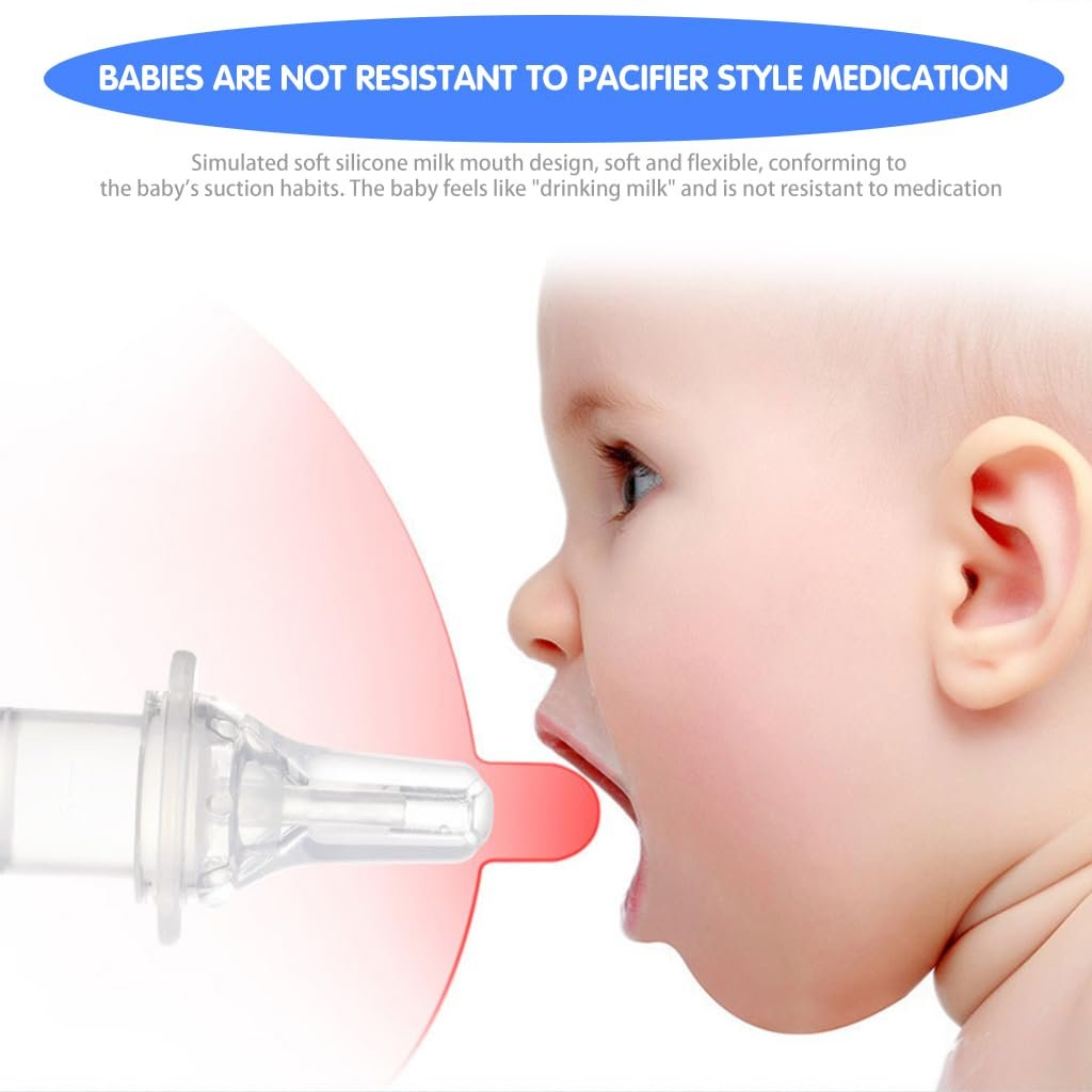 Medicine Dropper Injection ? Safe, Precise Medicine Droppers for Kids ? Perfect for Administering Liquid Medicine

