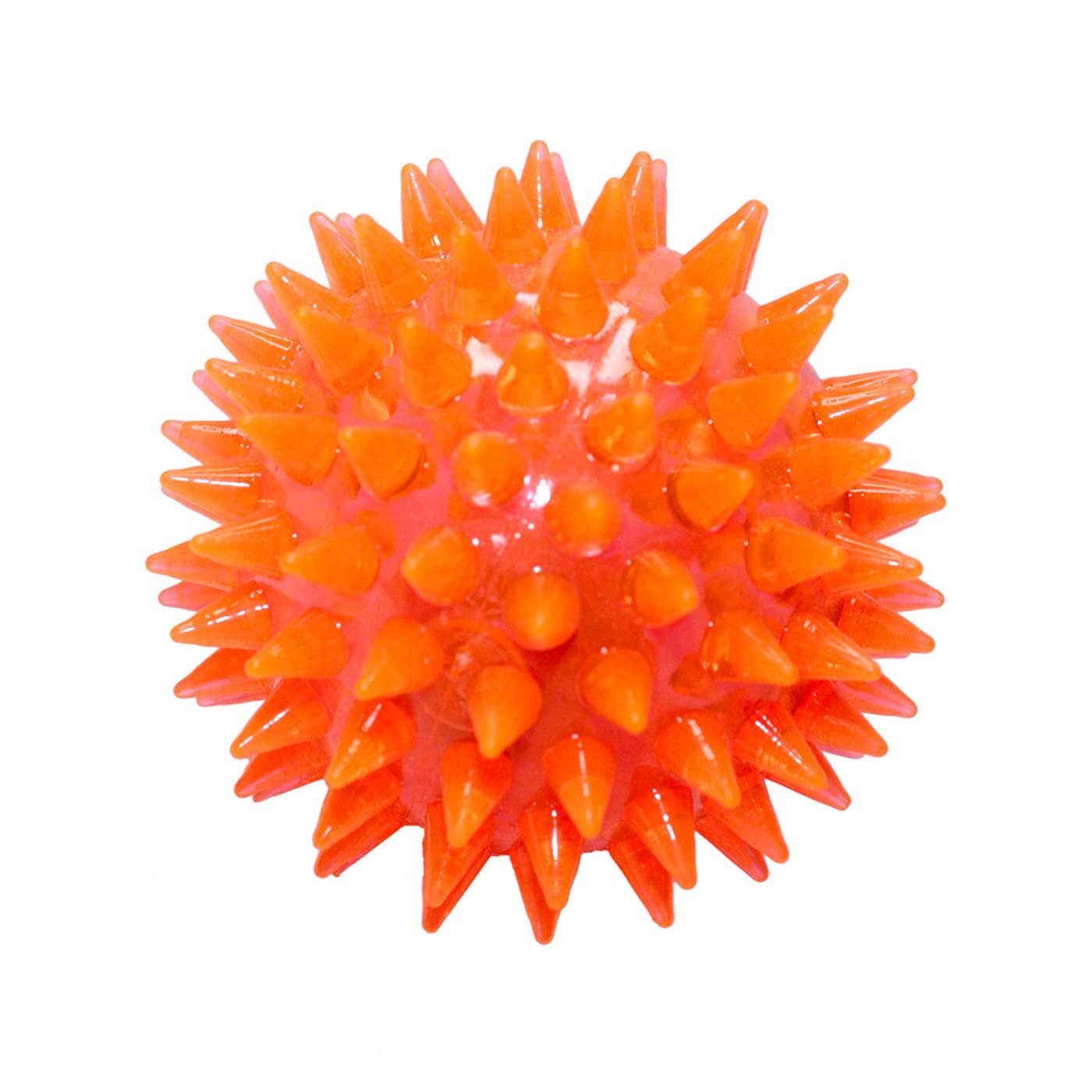 Flashing Spiky Ball (Lighting Ball) ? LED Light-Up Sensory Toy ? Interactive Spiky Ball for Kids

