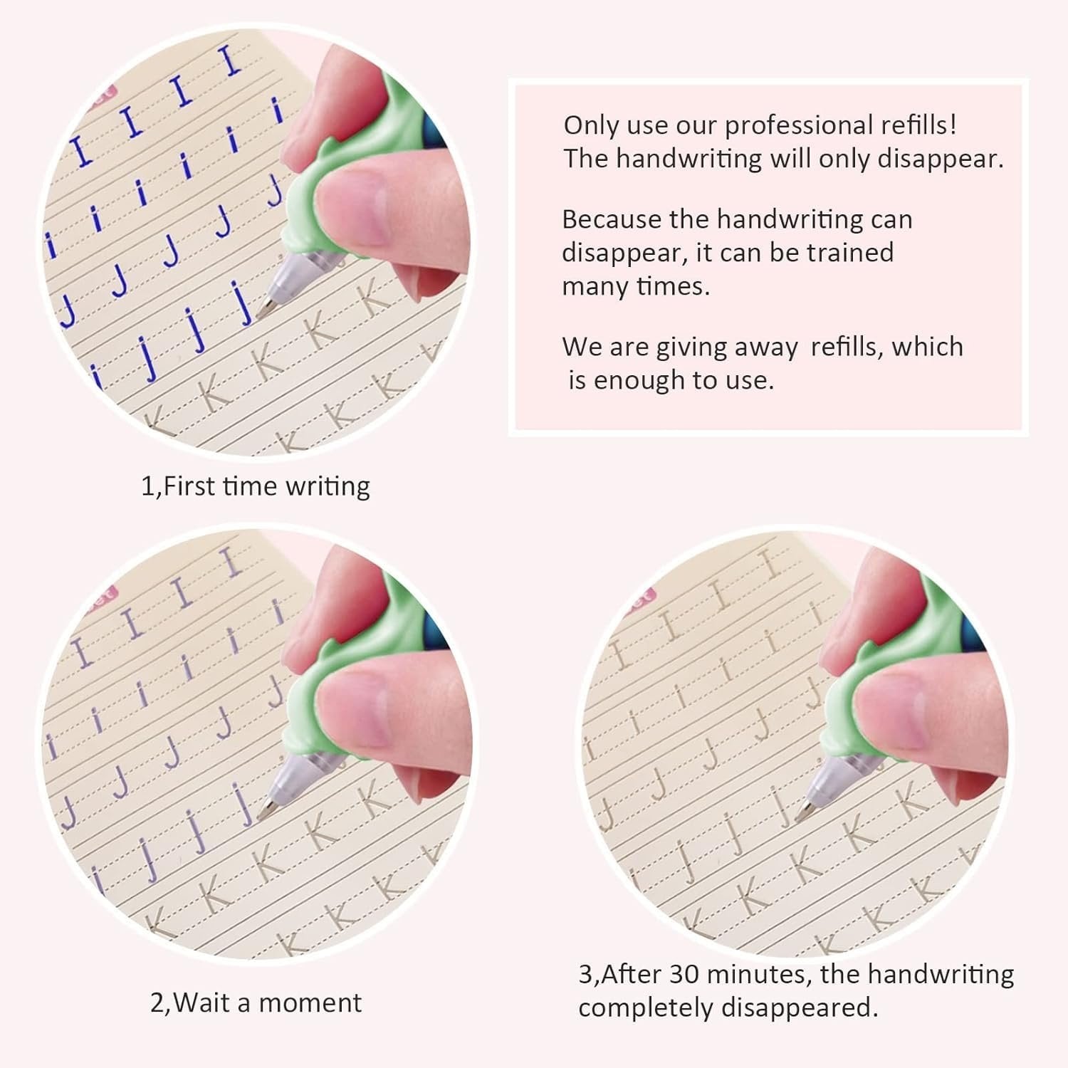 Sank Magic Book (10 Rifil) ? Interactive Learning Magic Book for Kids ? Fun Educational Book with Refill Pages

