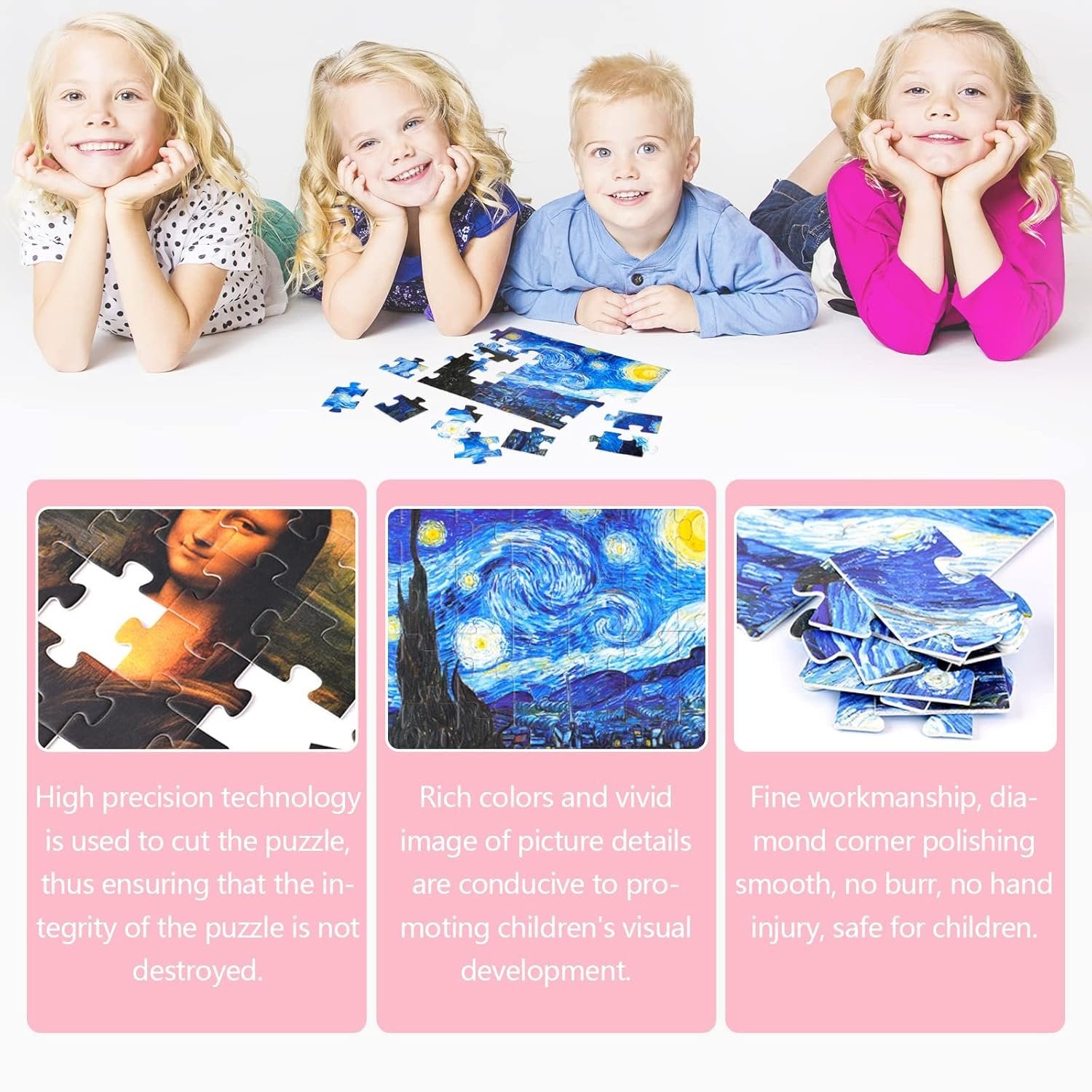 2 PCS Magical World Puzzle (120 PCS Each) ? Colorful and Engaging Puzzle Set for Kids ? Fun Activity for Children