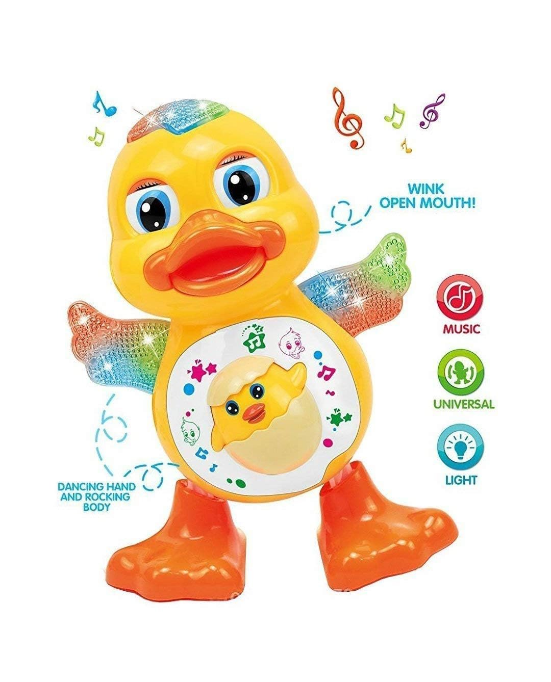 Dancing Duck Toy ? Musical and Interactive Toy for Kids ? Fun and Entertaining Duck with Lights and Sounds

