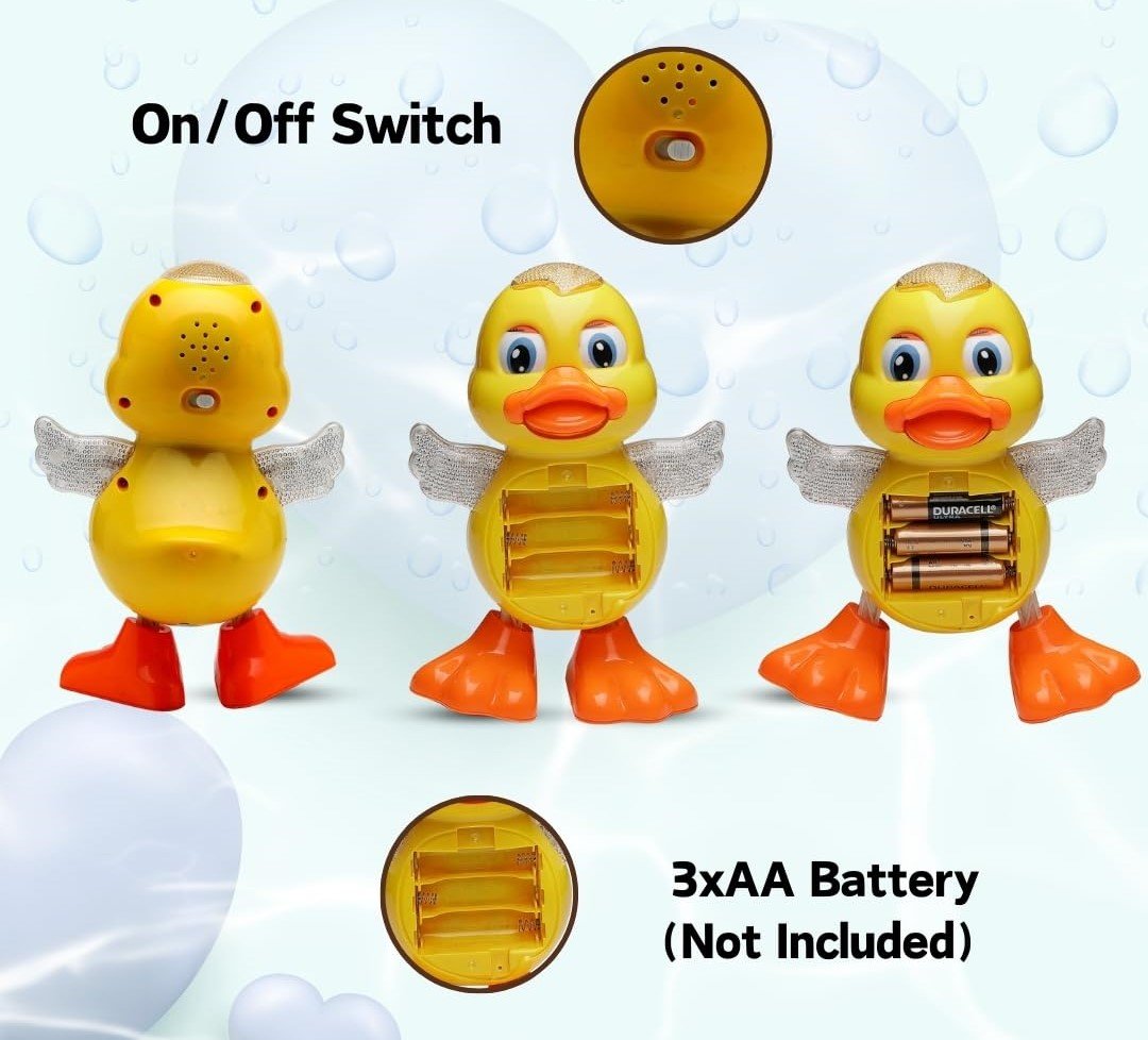 Dancing Duck Toy ? Musical and Interactive Toy for Kids ? Fun and Entertaining Duck with Lights and Sounds

