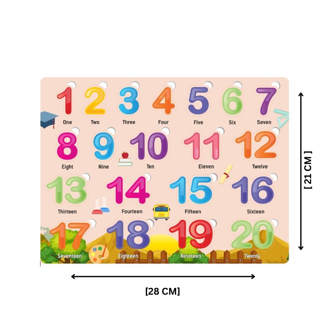 Wooden Shape Puzzle ? Early Learning Shape Matching Puzzle for Kids ? Develops Cognitive Skills and Hand-Eye Coordination

