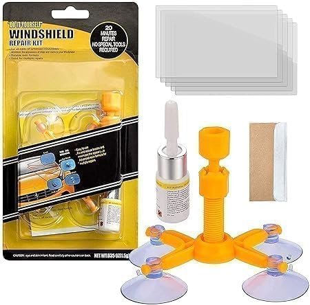 Windscreen Glass Cracking Repair Kit ? DIY Car Windshield Repair Tool ? Fix Chips, Cracks, and Minor Damage

