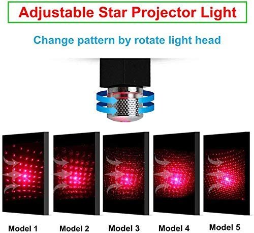 USB LED Car Projector Decorative Light ? Ambient LED Lights for Car Interior ? Customizable Lighting Effects for a Unique Look

