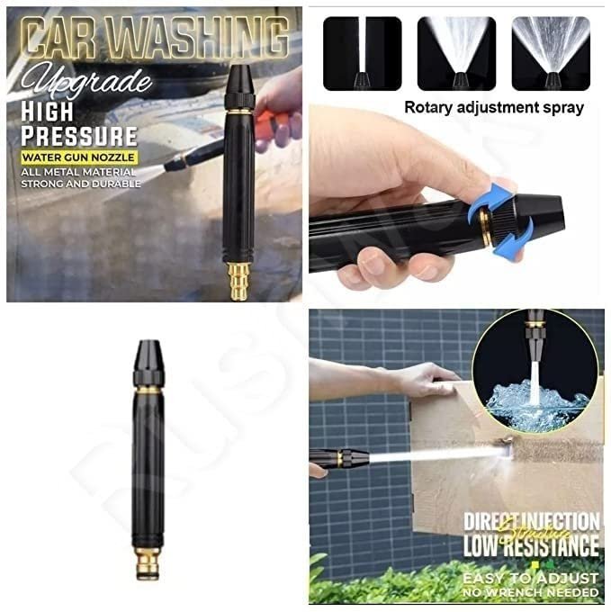 High Pressure Power Car Wash Water Gun ? Car Cleaning Water Gun with Adjustable Pressure ? Ideal for Car Exterior and Interior Washing
