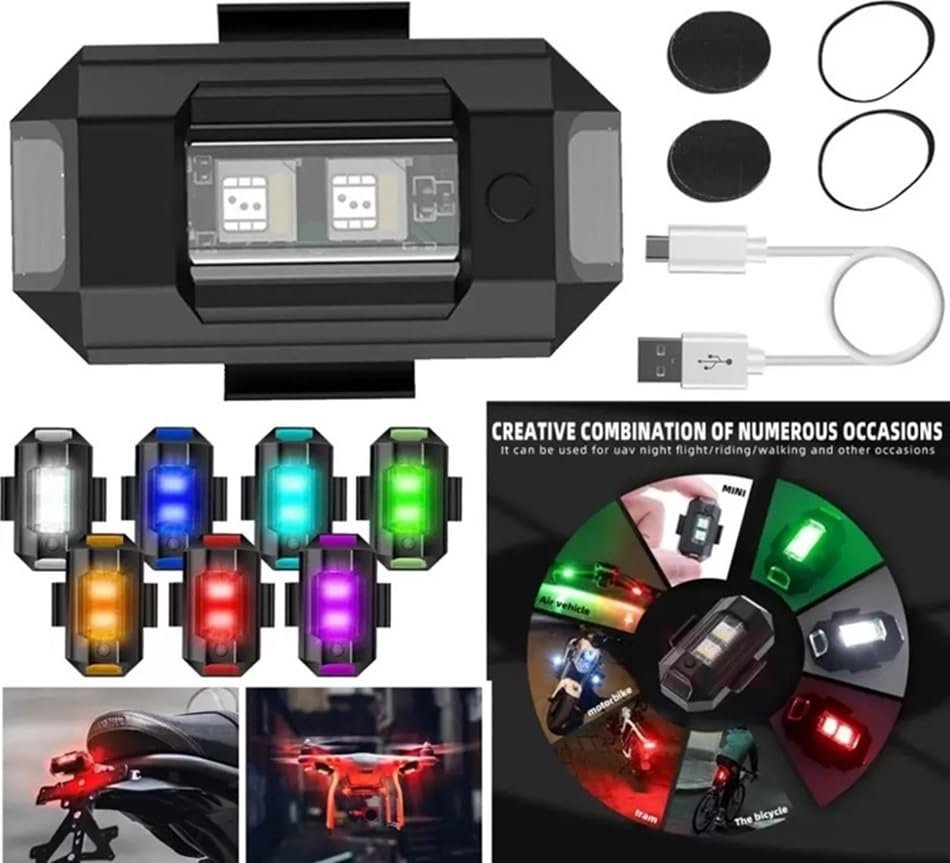 Rechargeable Bicycle LED Light ? Bright and Durable Bike Light ? USB Rechargeable for Night Riding and Safety

