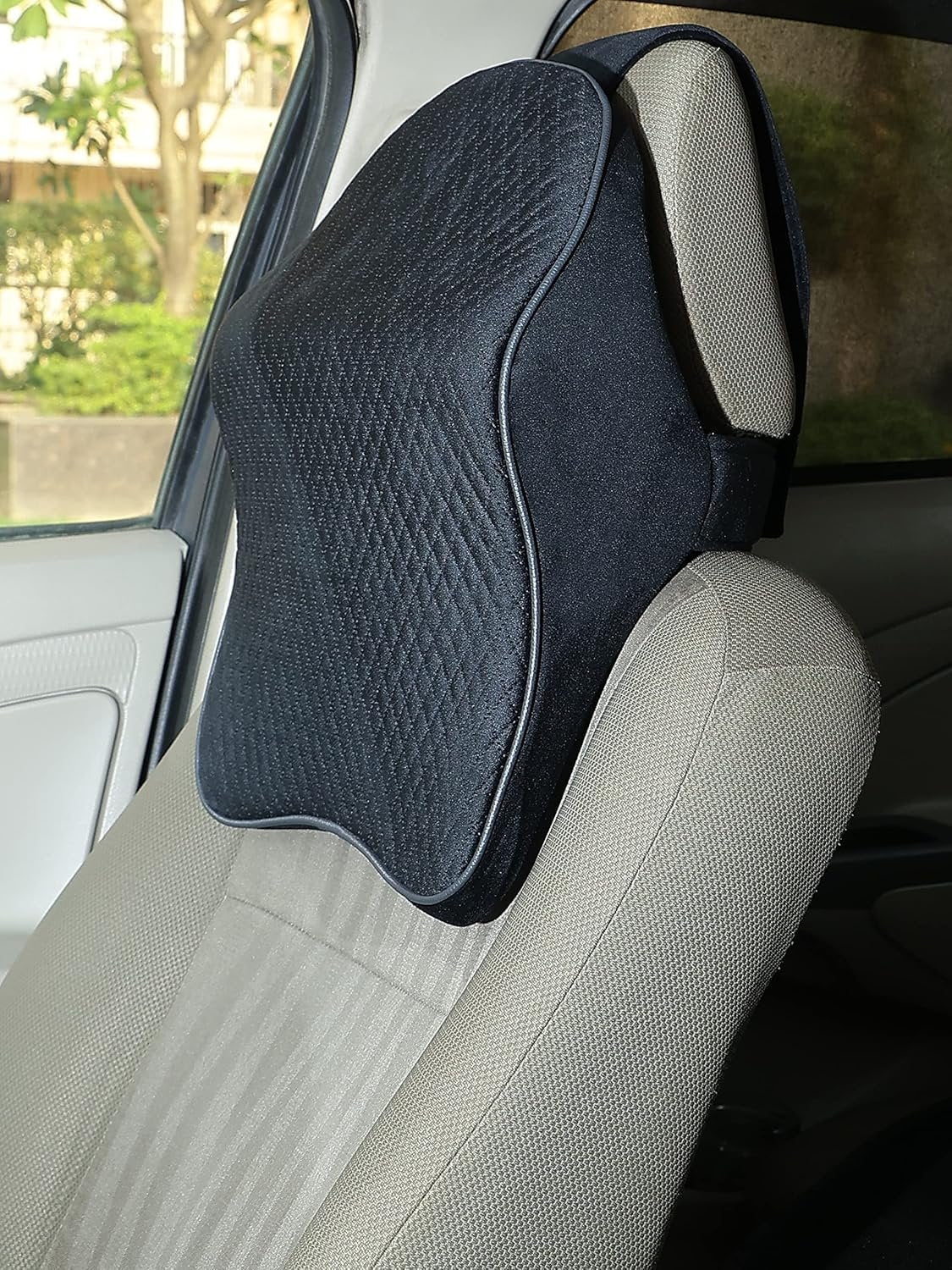 Car Neck Memory Pillow ? Ergonomic Support Pillow for Neck and Head ? Comfortable and Supportive for Long Drives

