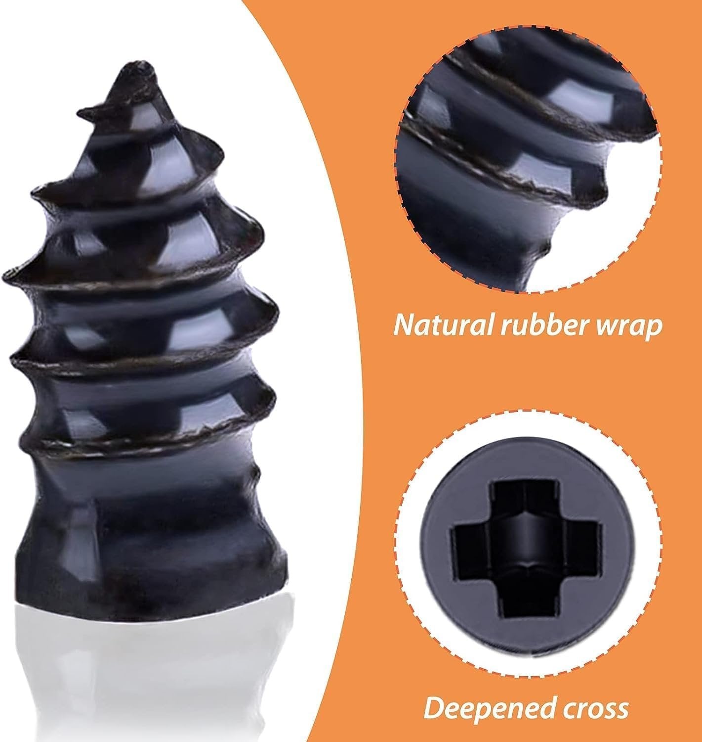 (Set of 10) Tyre Repair Rubber Nails ? Quick and Easy Tire Repair Kit ? Ideal for Emergency Use and Puncture Fixing

