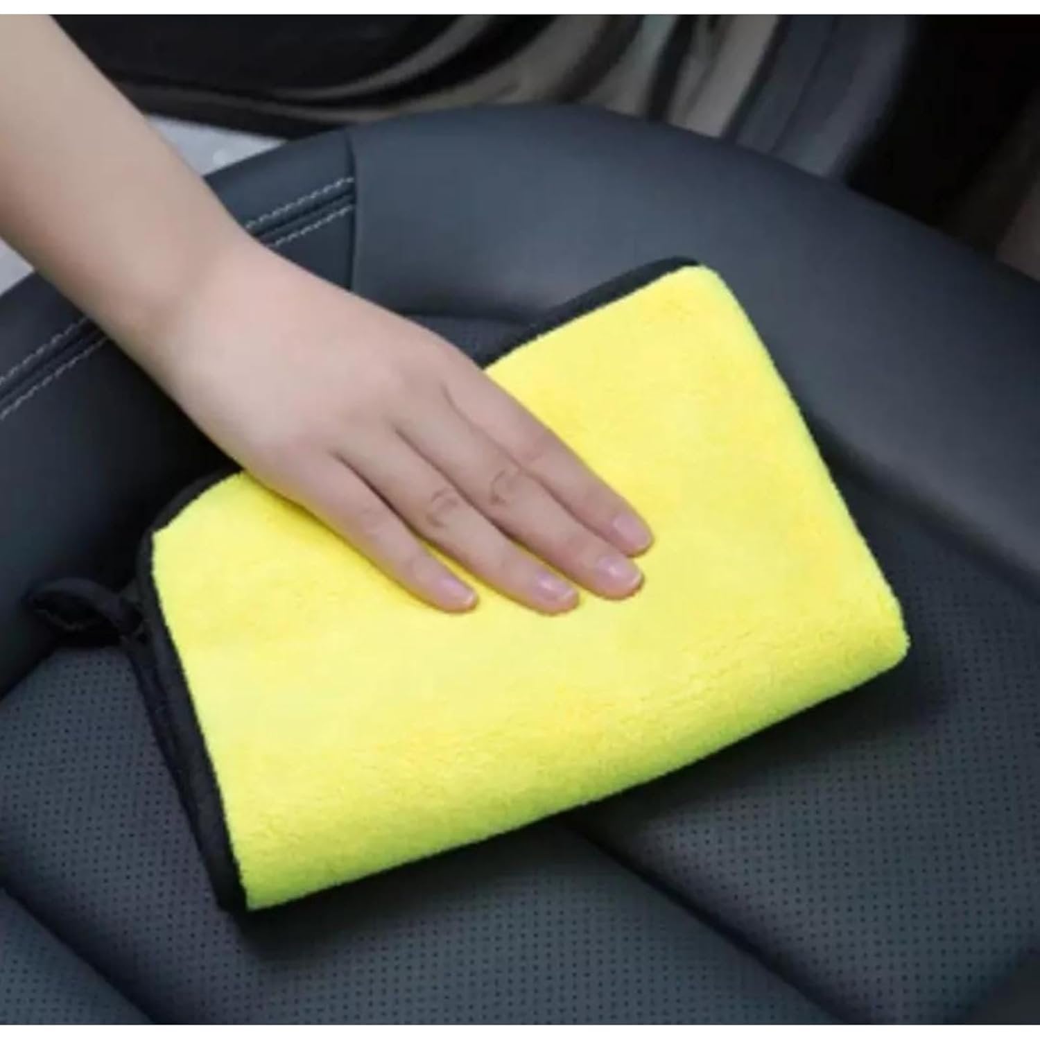 Microfiber Car Towel Cleaning Cloth ? Super Absorbent Wash Towel ? Ideal for Car Detailing and Drying


