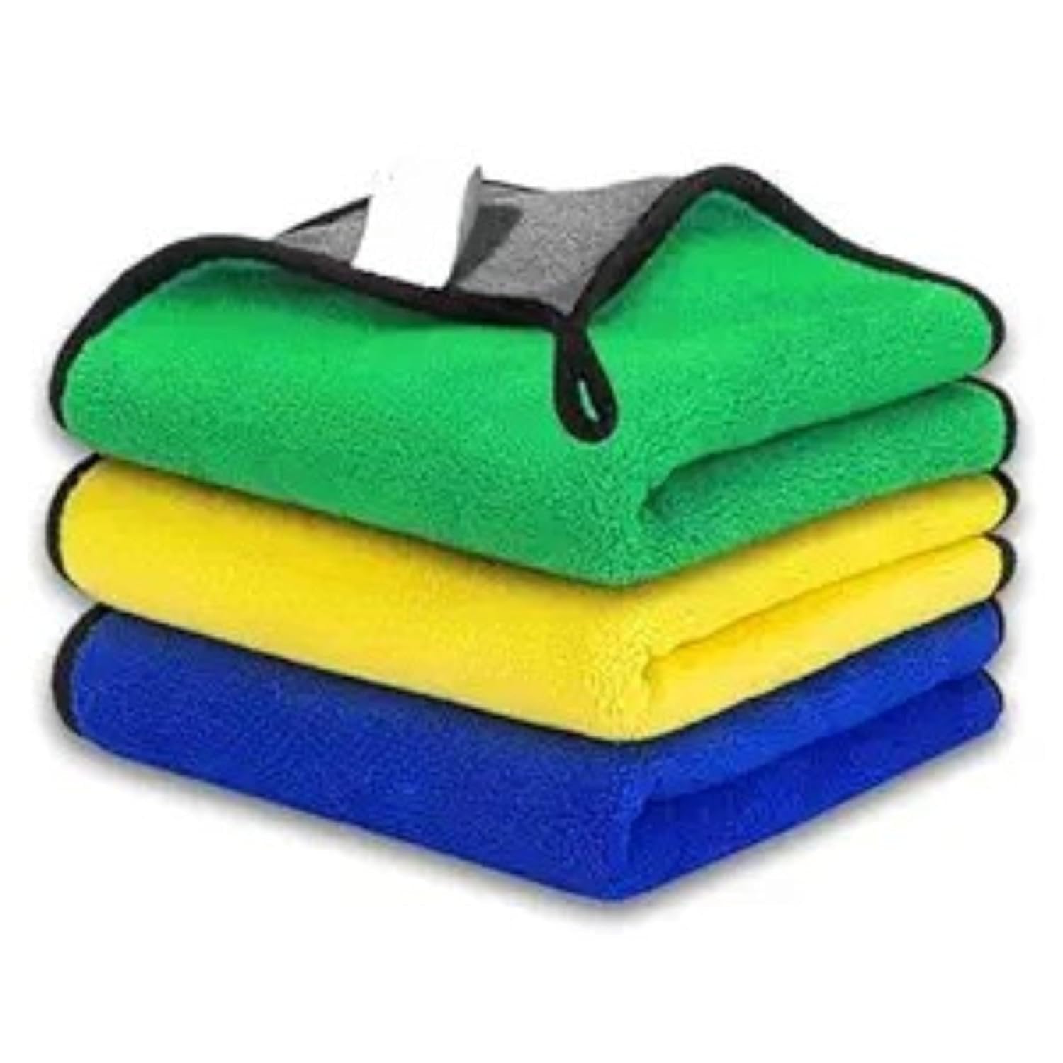 Microfiber Car Towel Cleaning Cloth ? Super Absorbent Wash Towel ? Ideal for Car Detailing and Drying

