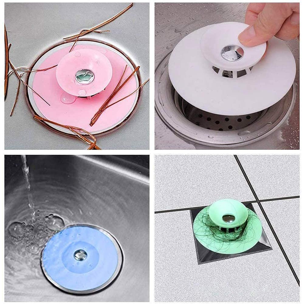 Silicon Sink Stopper - Leak-Proof, Non-Slip, Easy to Install - Fits All Sinks - Durable & Long-Lasting - Perfect for Kitchen & Bathroom 
